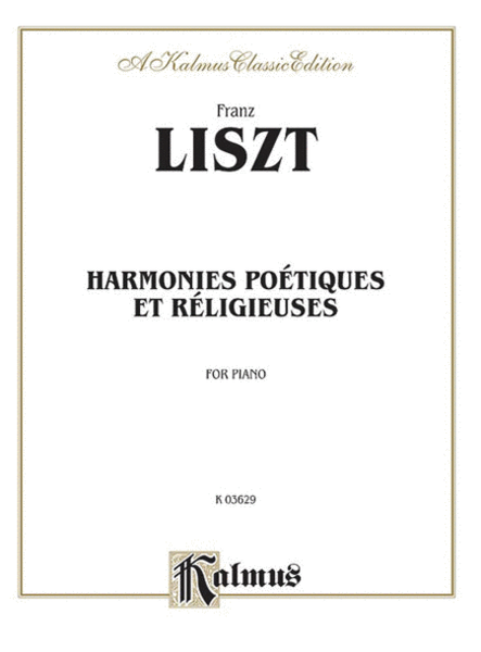 Harmonies Poétiques and Réligieuses