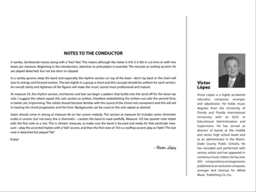 Sambeando Sambeando Jazz Ensemble scores gallery preview page 19