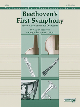 Book cover for Beethoven's First Symphony