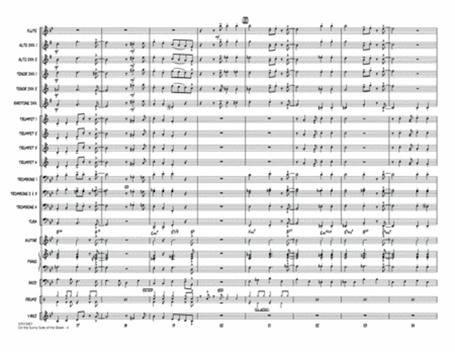 On the Sunny Side of the Street (arr. John Berry) - Conductor Score (Full Score)