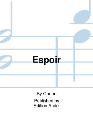 Book cover for Espoir