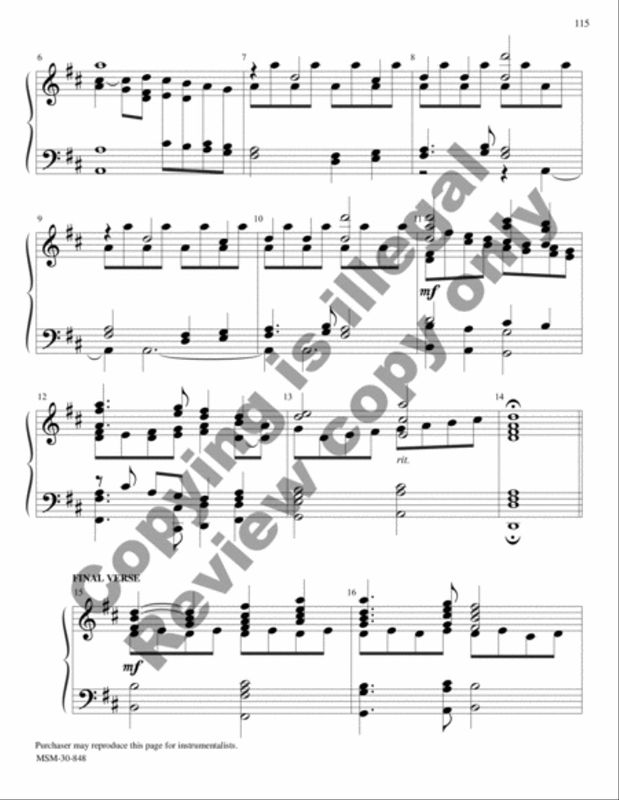 Let Praises Ring, Volume 3 5-Octaves scores gallery preview page 156