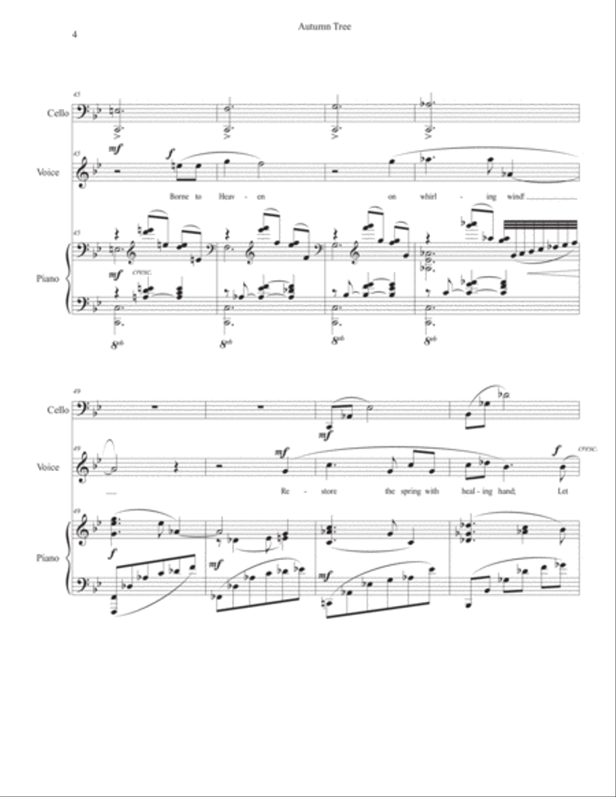 Autumn Tree Voice scores gallery preview page 4