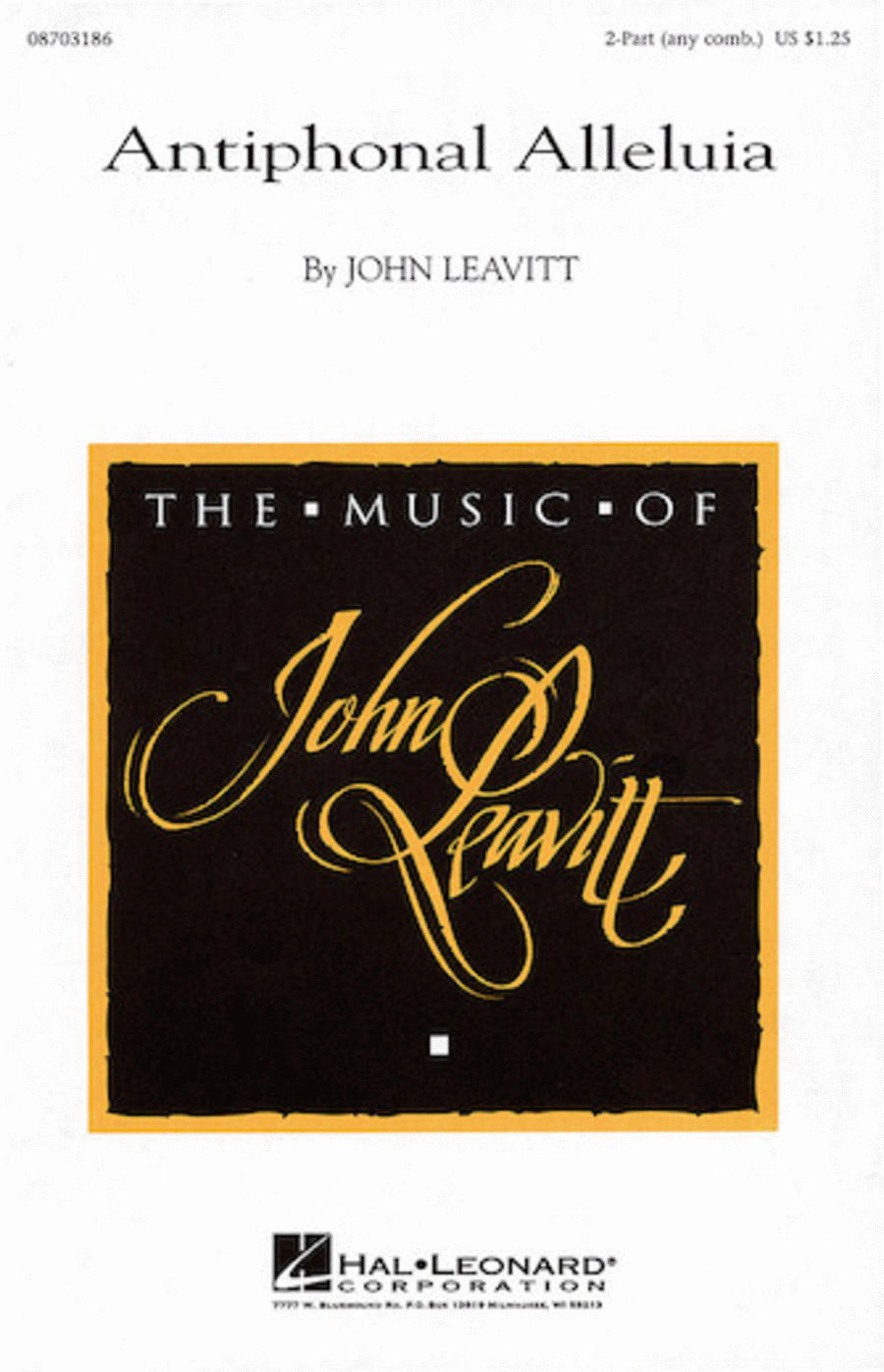 Antiphonal Alleluia Antiphonal Alleluia 2-Part scores gallery preview page 1