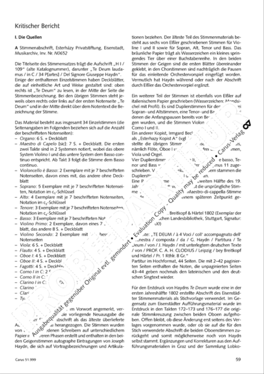 Te Deum Te Deum 4-Part scores gallery preview page 60