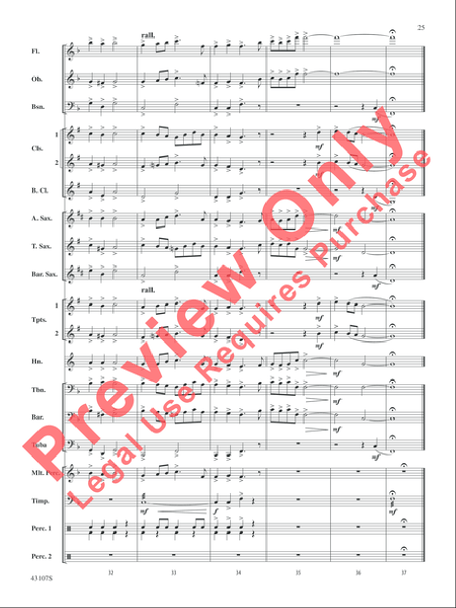 Happy Holidays---Vol. 2 Concert Band scores gallery preview page 18