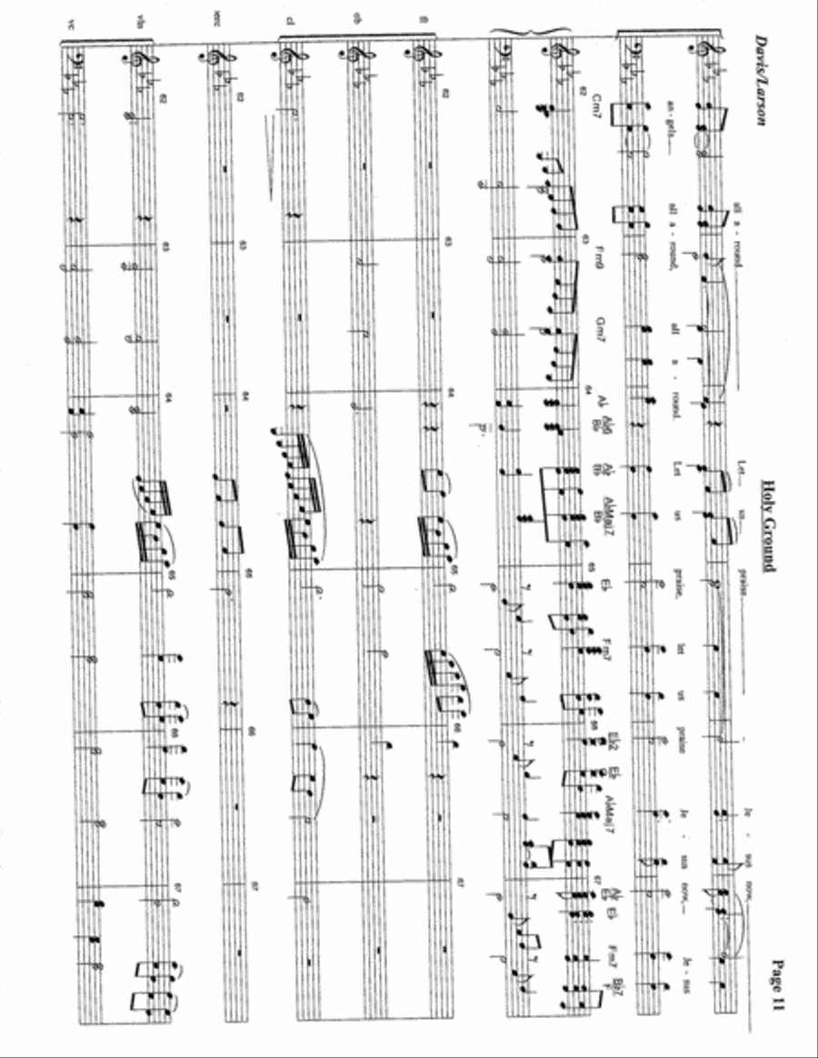 Holy Ground 4-Part scores gallery preview page 12