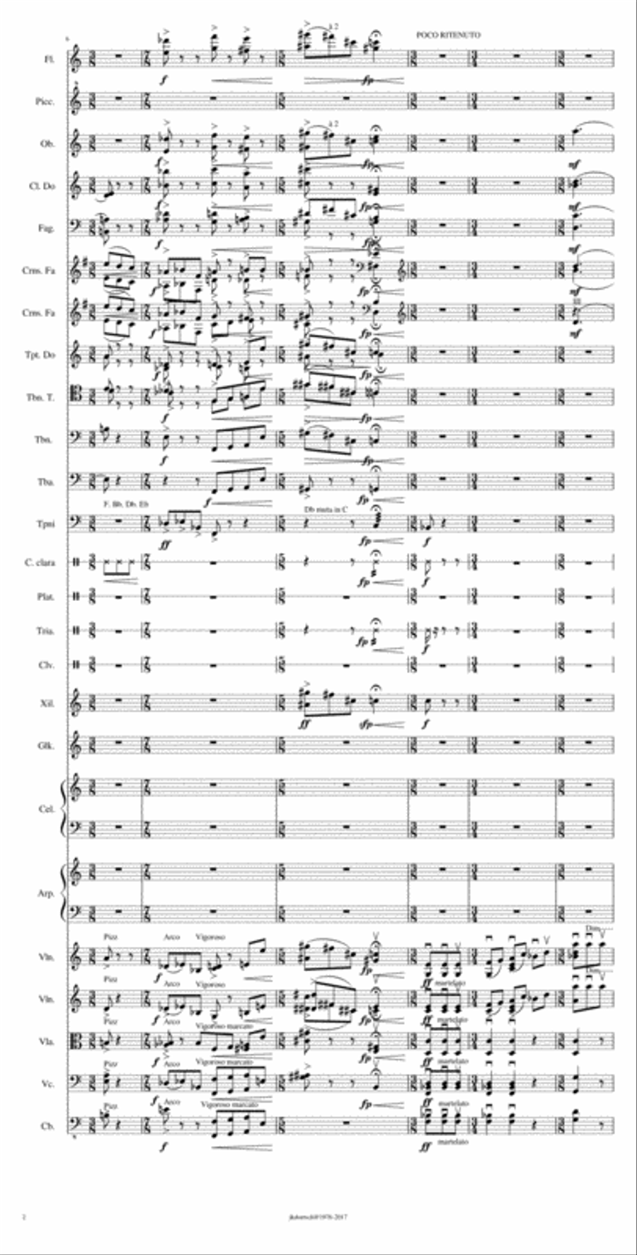 SCHERZINO (For Orchestra) Full Orchestra scores gallery preview page 2