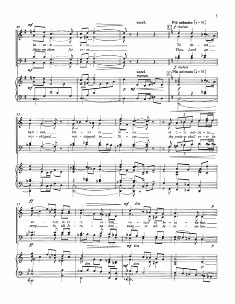 Requiem Mixed Choir scores gallery preview page 5