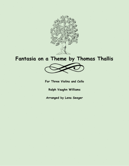 Fantasia on a Theme by Thomas Thallis (Violins and cello)