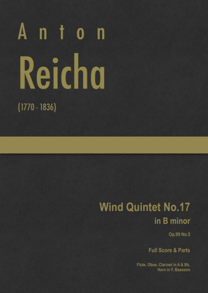 Reicha - Wind Quintet No.17 in B minor, Op.99 No.5