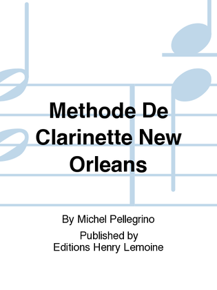 Methode De Clarinette New Orleans