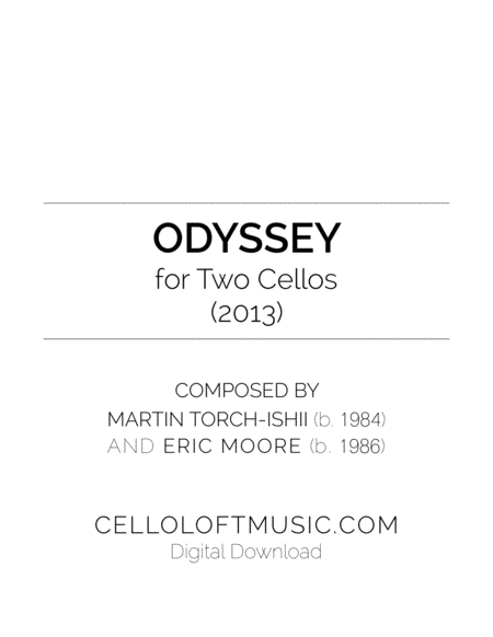 Odyssey for Two Cellos image number null