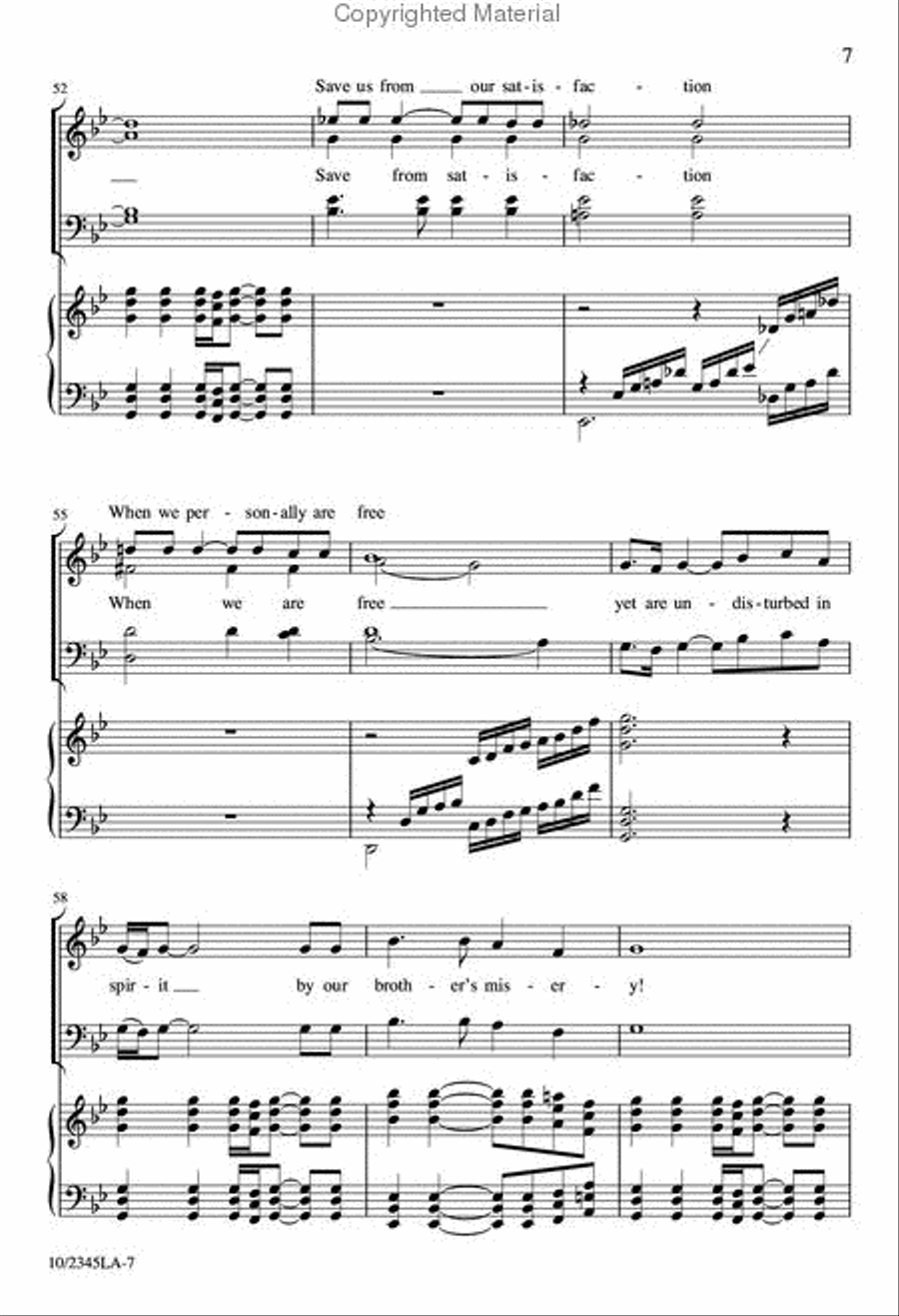 Hymn of Fire 4-Part scores gallery preview page 7