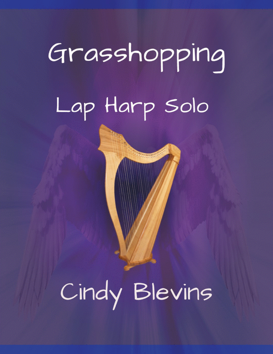Grasshopping, original solo for Lap Harp Lap Harp scores gallery preview page 1