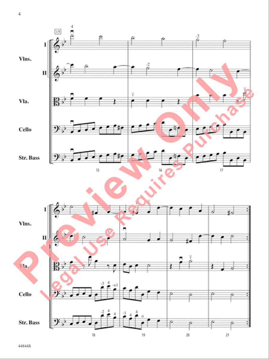 Concerto Grosso, Opus 6, No. 8 String Orchestra scores gallery preview page 5