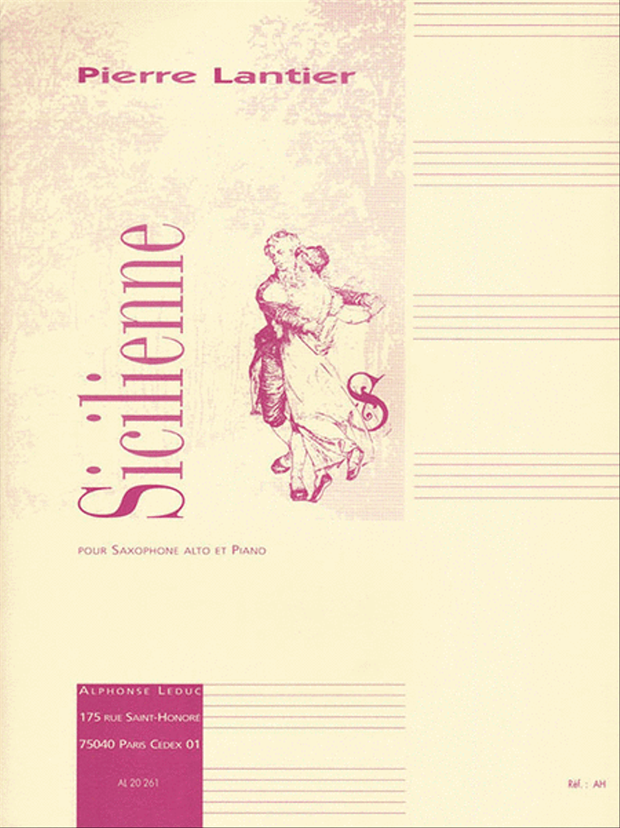 Sicilienne Alto Saxophone scores gallery preview page 1