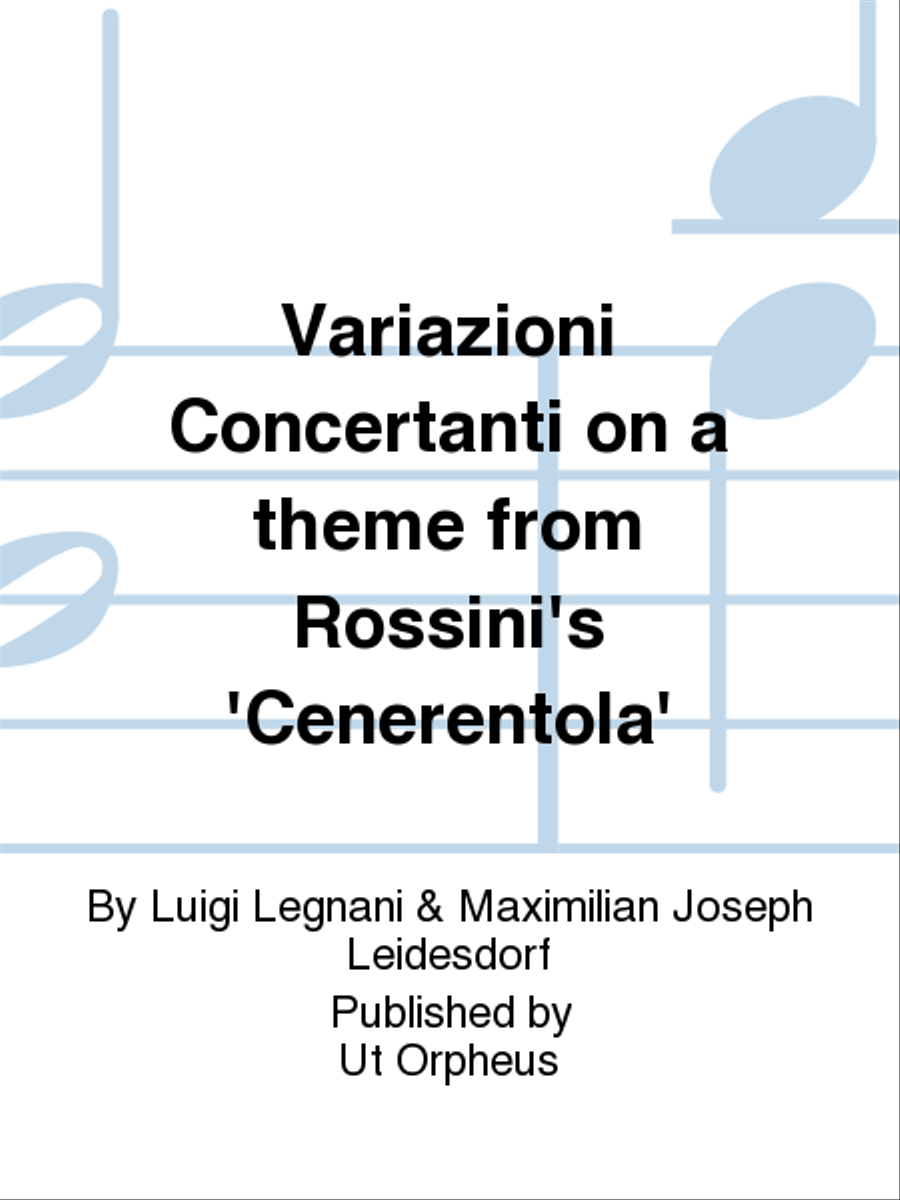 Variazioni Concertanti on a theme from Rossini’s 