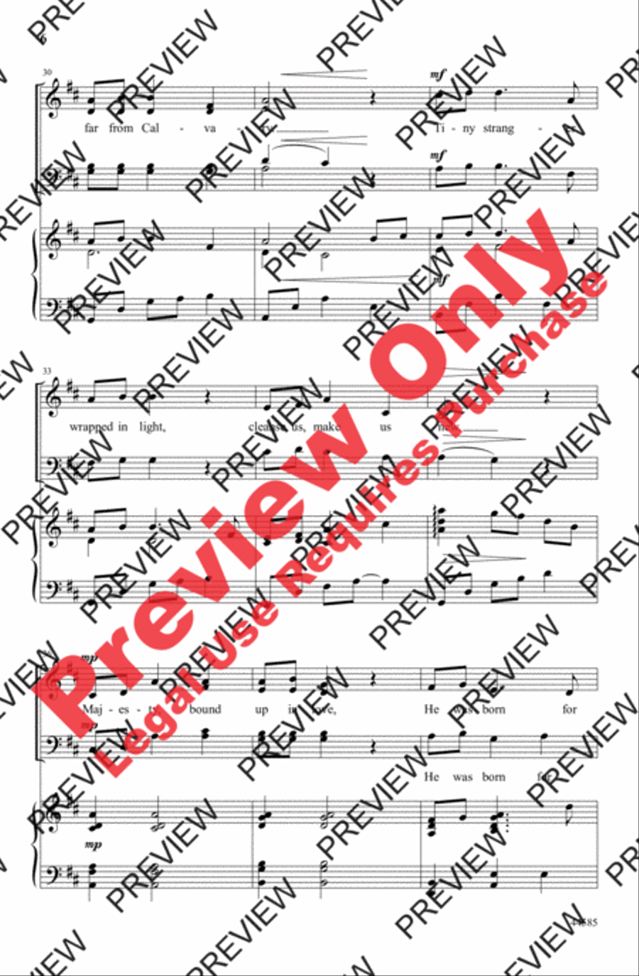 Child of Peace, Child of Hope 4-Part scores gallery preview page 6