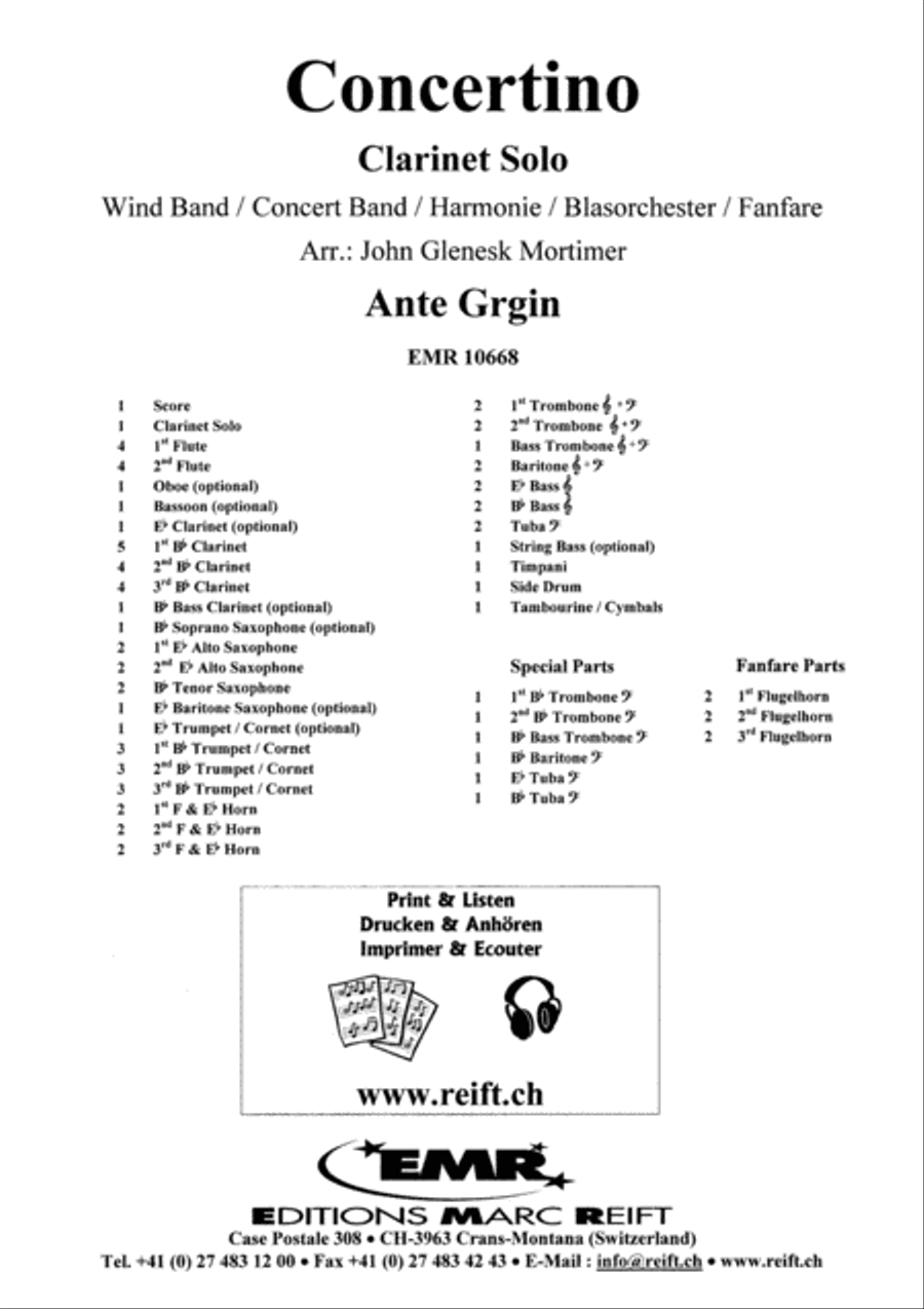 Concertino Concert Band scores gallery preview page 2