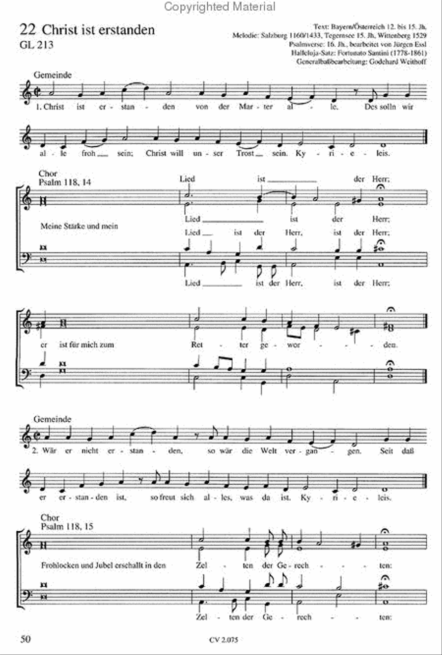 Freiburger Chorbuch Choir scores gallery preview page 3