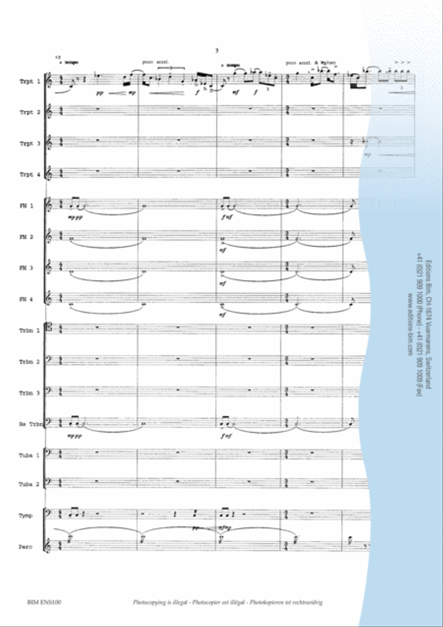 Reflections on a Dance Horn scores gallery preview page 4