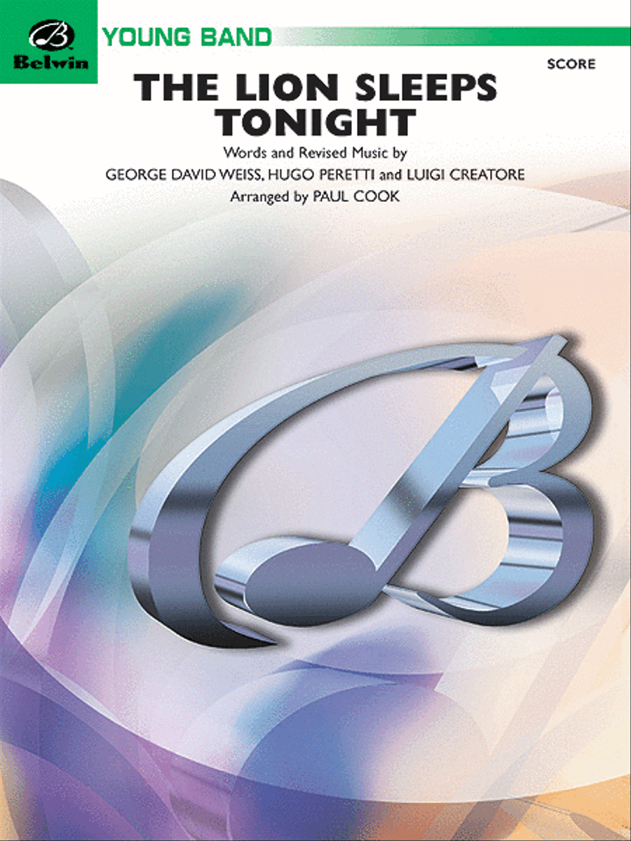 Lion Sleeps Tonight Concert Band scores gallery preview page 1