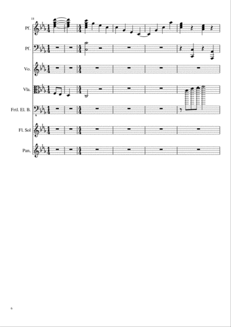 Danza nel tempo Large Ensemble scores gallery preview page 6