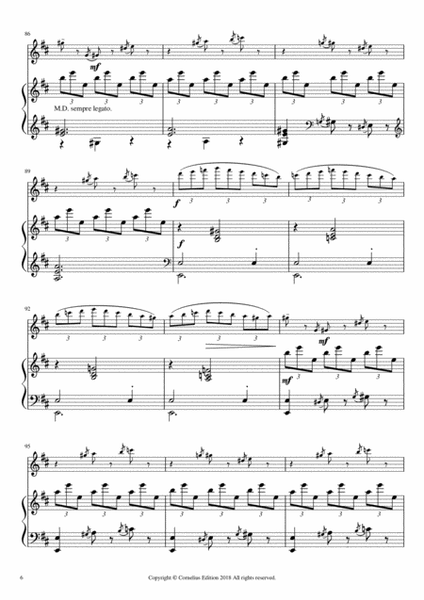 Manuel de Falla Serenata Andaluza Flute and Piano image number null