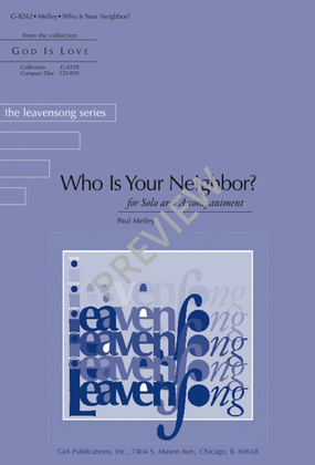 Who Is Your Neighbor?