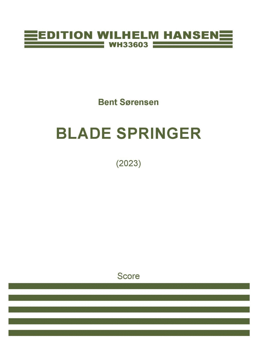 Blade Springer (Full Score)