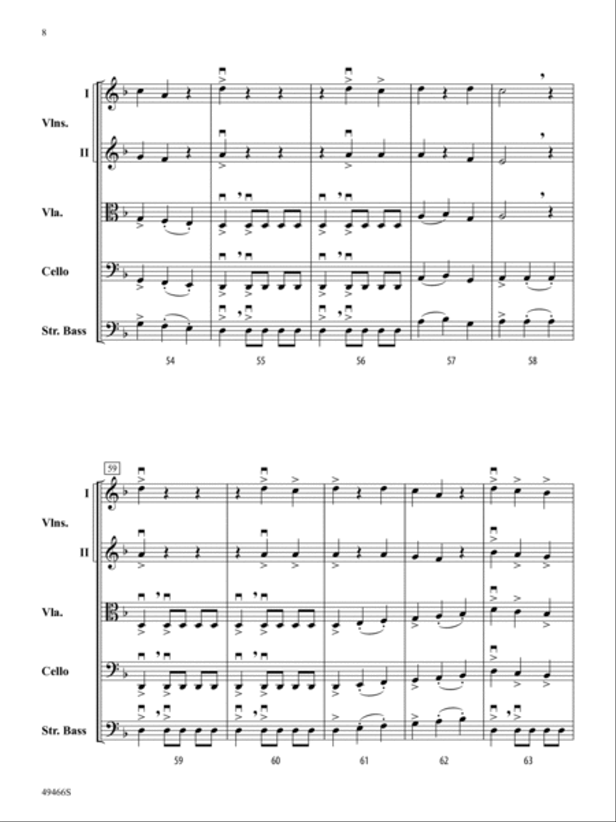 Shipwreck Coast String Orchestra scores gallery preview page 9
