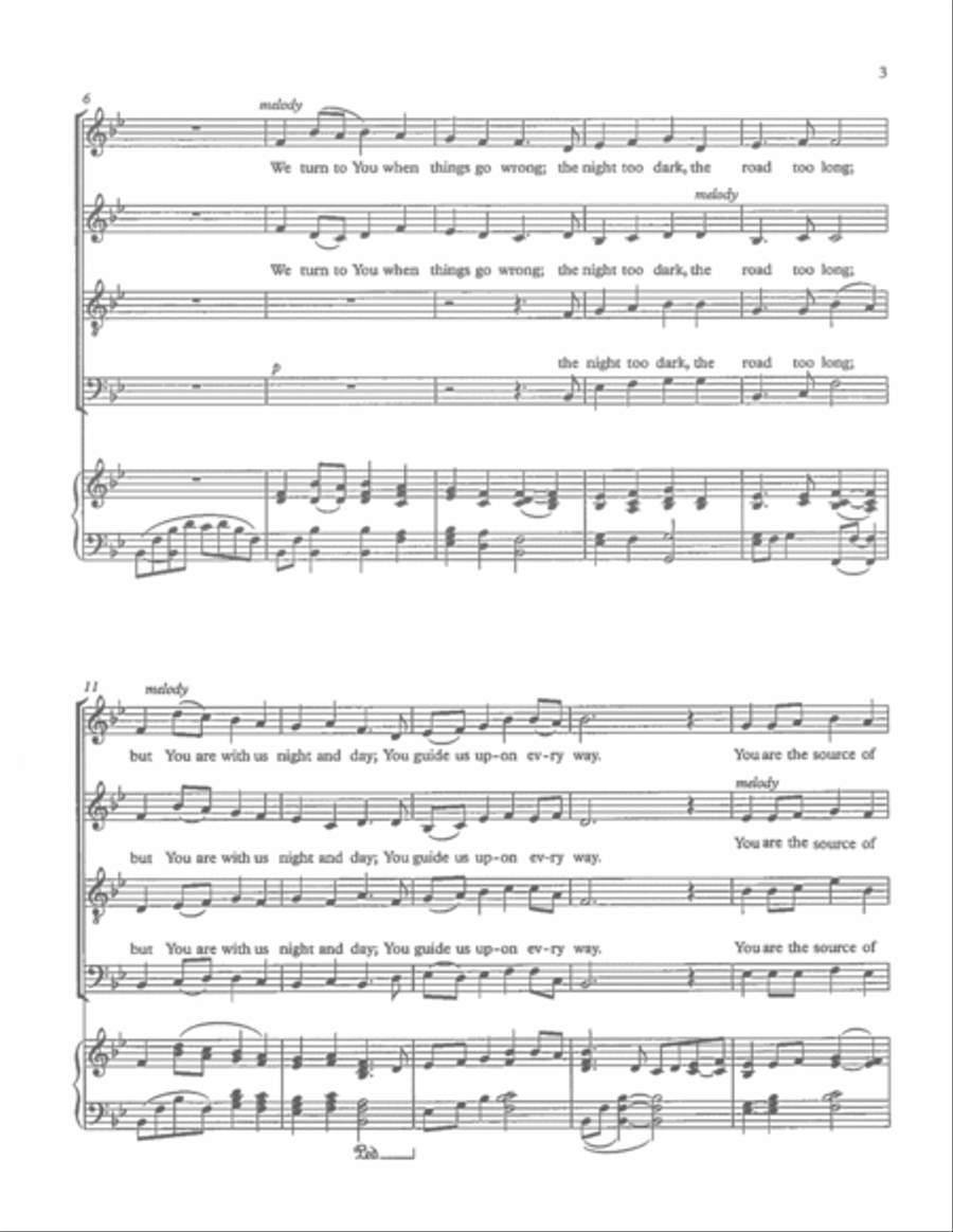 Always and Everywhere 4-Part scores gallery preview page 2
