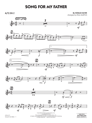 Book cover for Song For My Father (arr. Paul Murtha) - Alto Sax 2