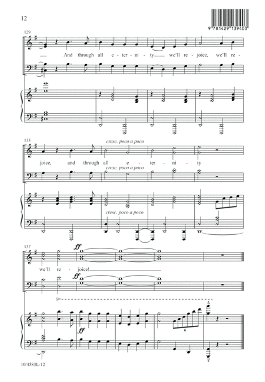Saints Bound for Heaven Saints Bound for Heaven 4-Part scores gallery preview page 12