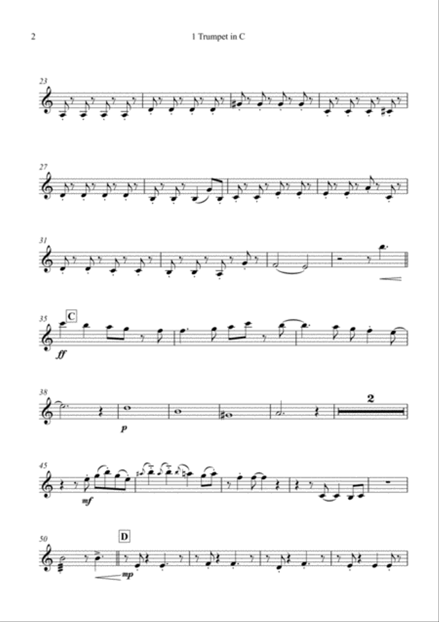 Fly Me To The Moon (in Other Words) Brass Ensemble scores gallery preview page 2