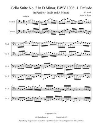 Cello Suite No. 2, BWV 1008: I. Prelude