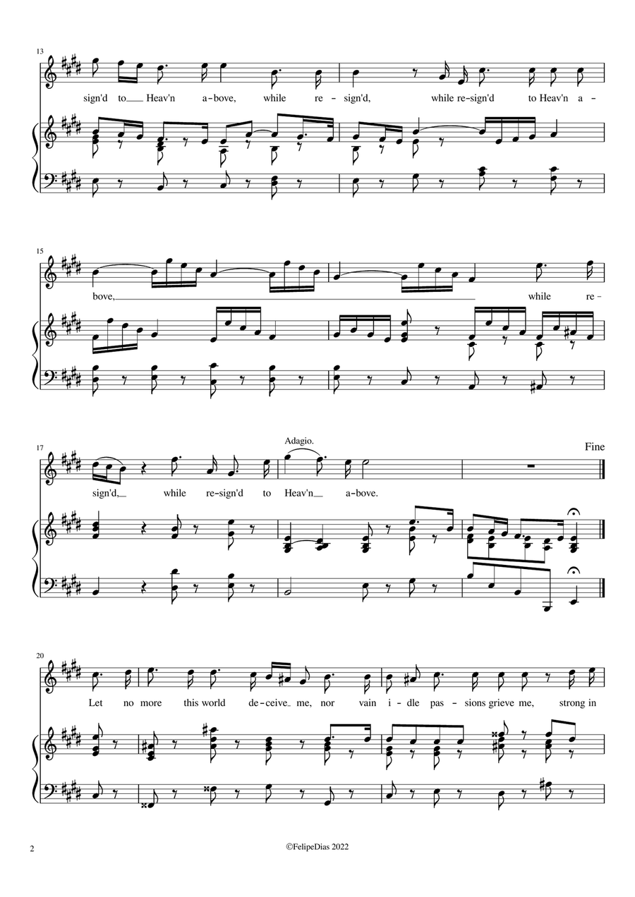 Guardian Angels, oh, protect me Piano, Vocal scores gallery preview page 2