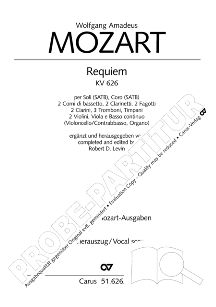 Requiem 4-Part scores gallery preview page 2