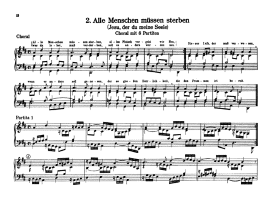 Pachelbel: Selected Organ Works, Volume IV Organ scores gallery preview page 1