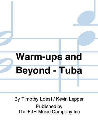 Book cover for Warm-ups and Beyond - Tuba