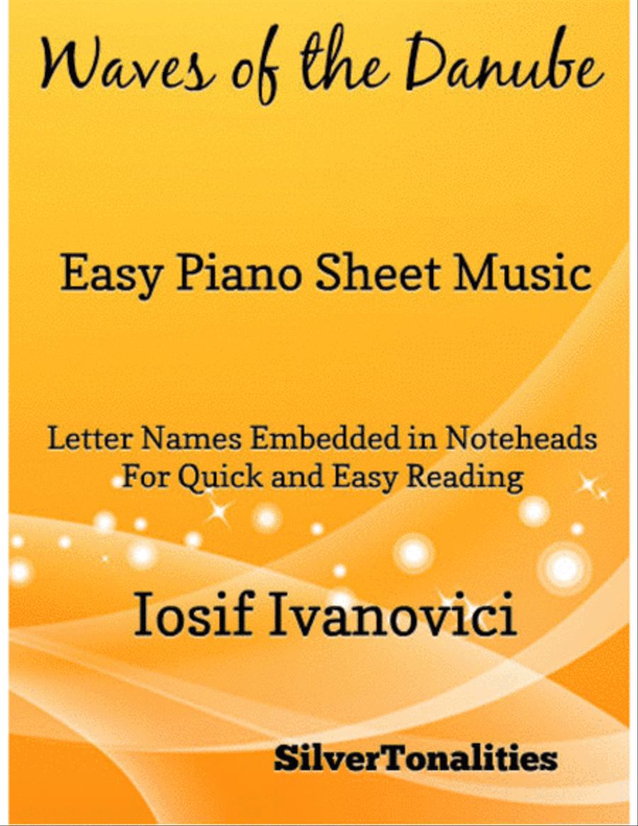 Waves of the Danube Easy Piano Sheet Music Easy Piano scores gallery preview page 1