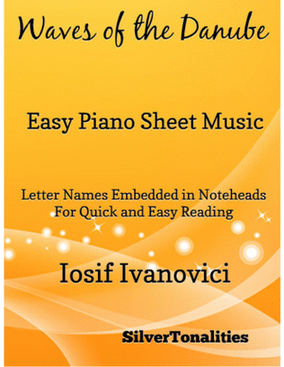 Book cover for Waves of the Danube Easy Piano Sheet Music