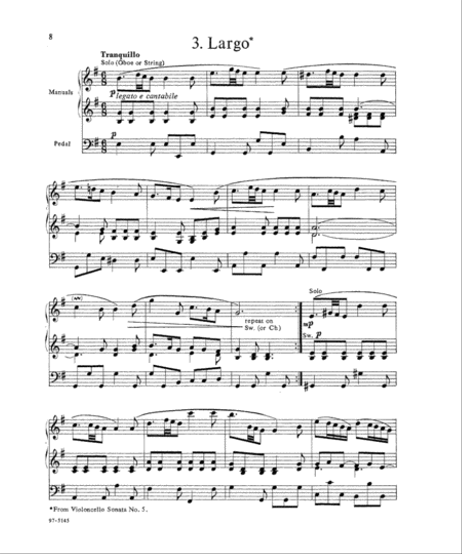 Seven Largos Organ scores gallery preview page 6