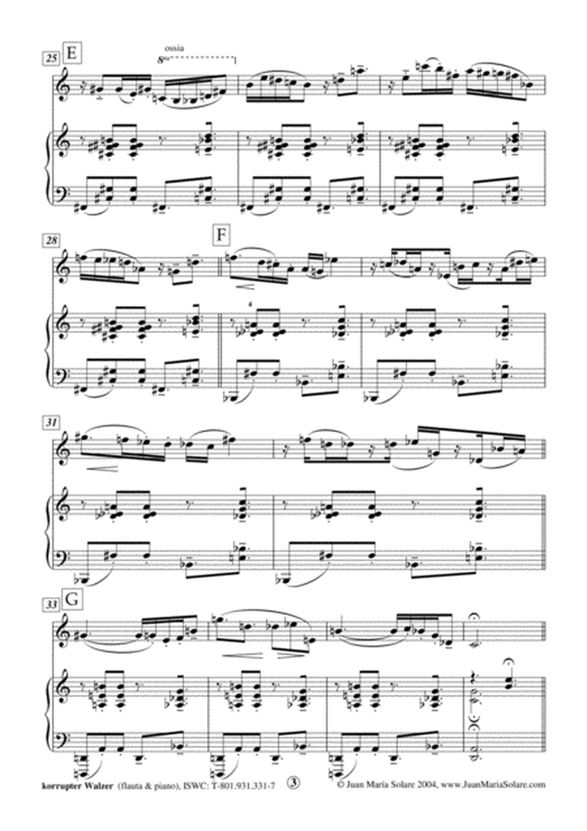 korrupter Walzer [flute + piano]