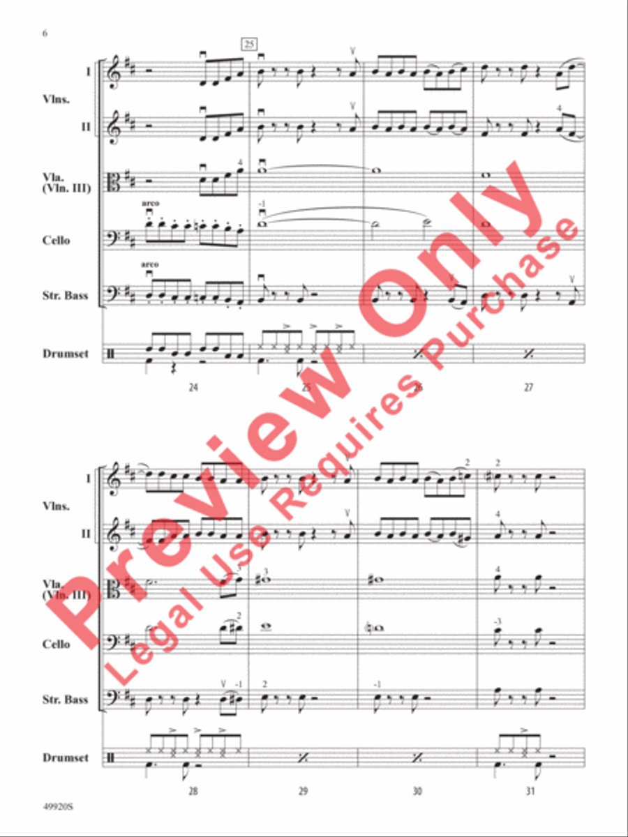 Made You Look String Orchestra scores gallery preview page 7