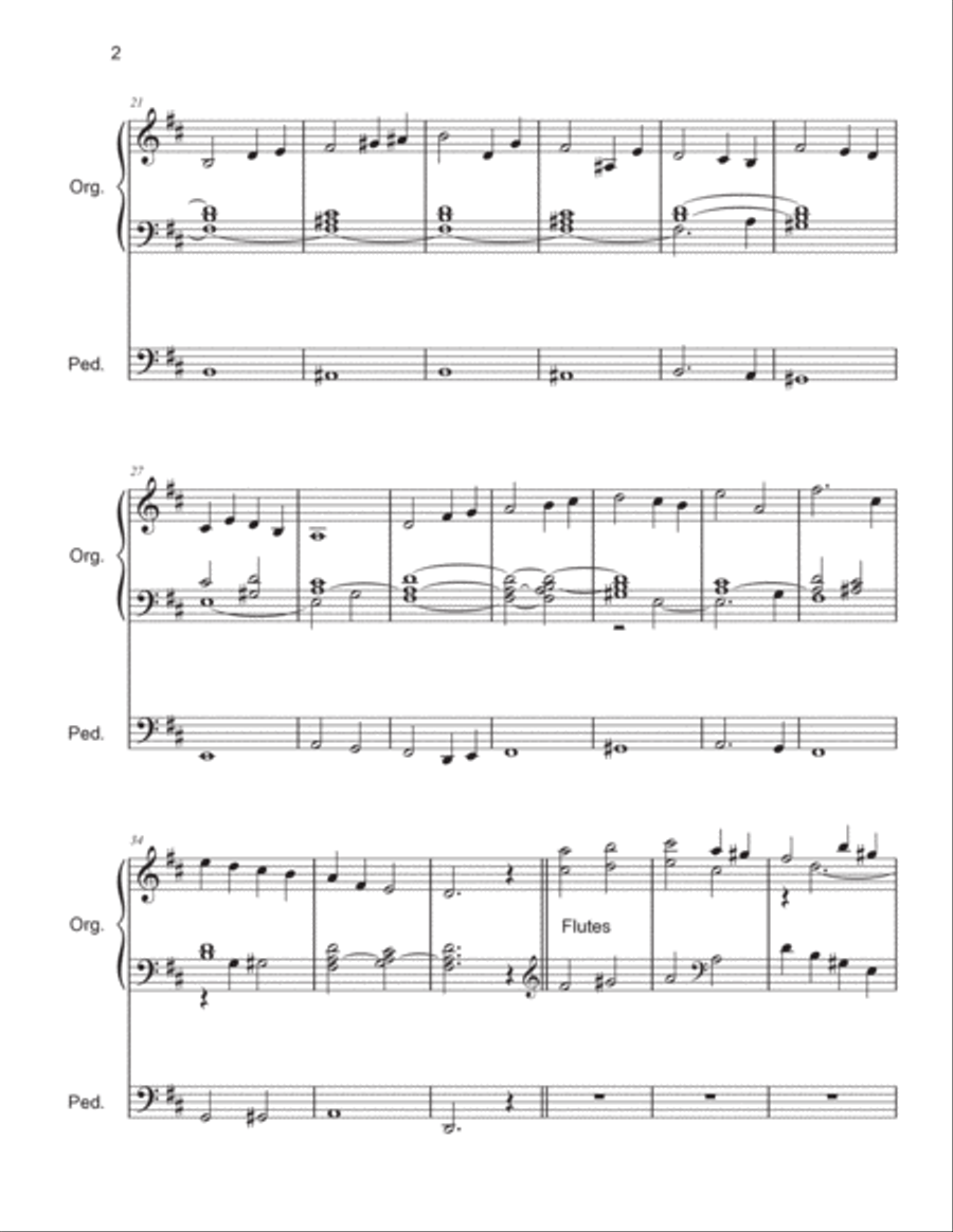 The Good Shepherd for organ by Mark Andersen Organ Solo scores gallery preview page 3