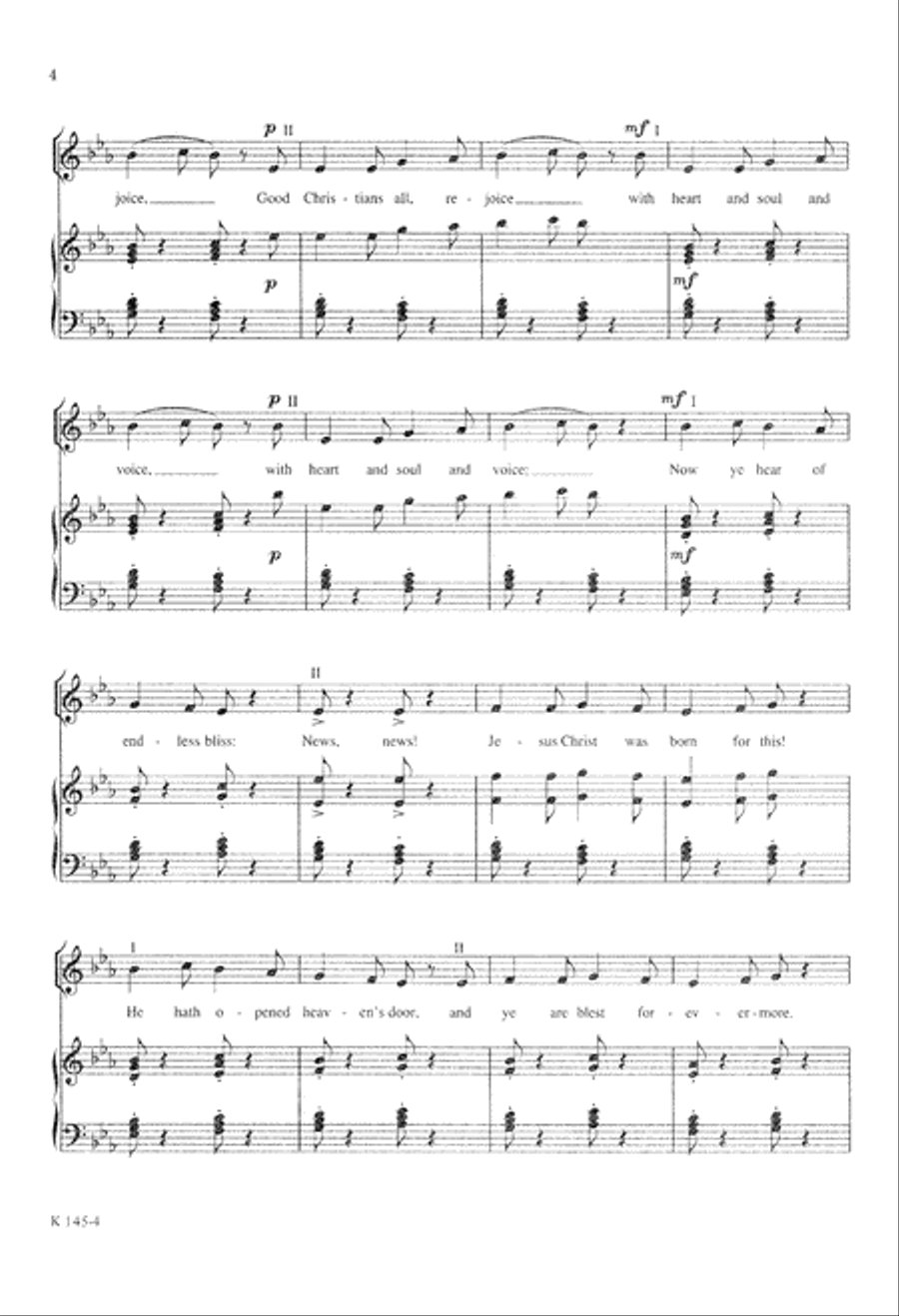 Good Christians, All Rejoice 2-Part scores gallery preview page 5