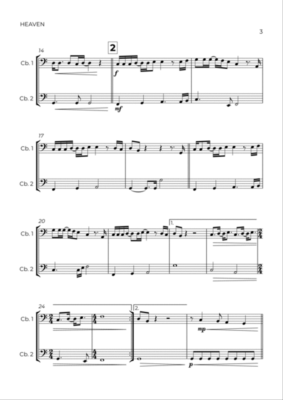 Heaven String Duet scores gallery preview page 3