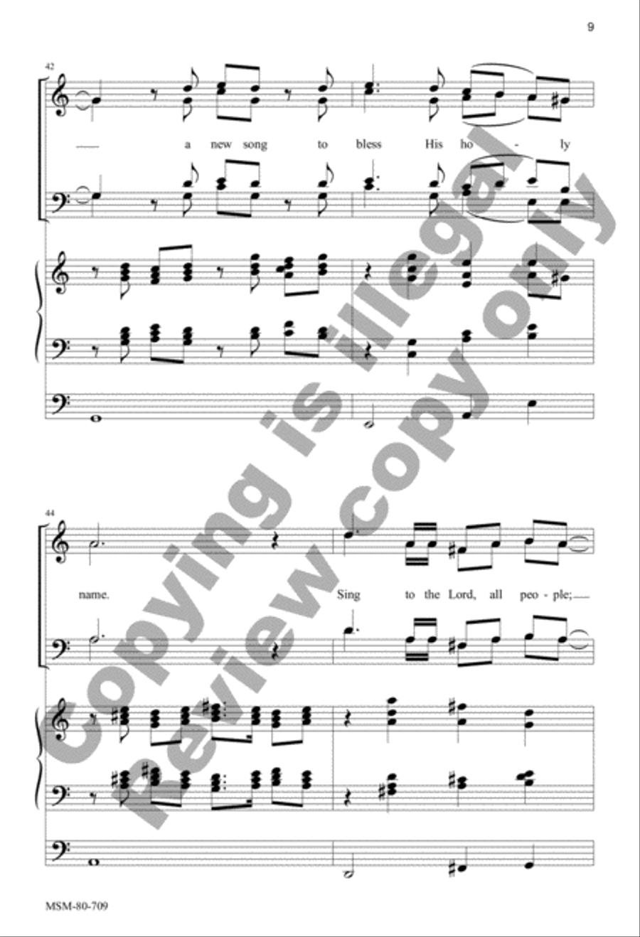 Sing with Joy 4-Part scores gallery preview page 10